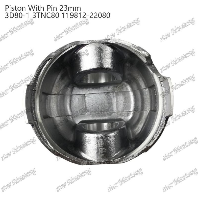 پیستون 3D80-1 3TNC80 PIN SIZE 23mm 119812-22080 برای قطعات تعمیر موتور دیزل یانمار