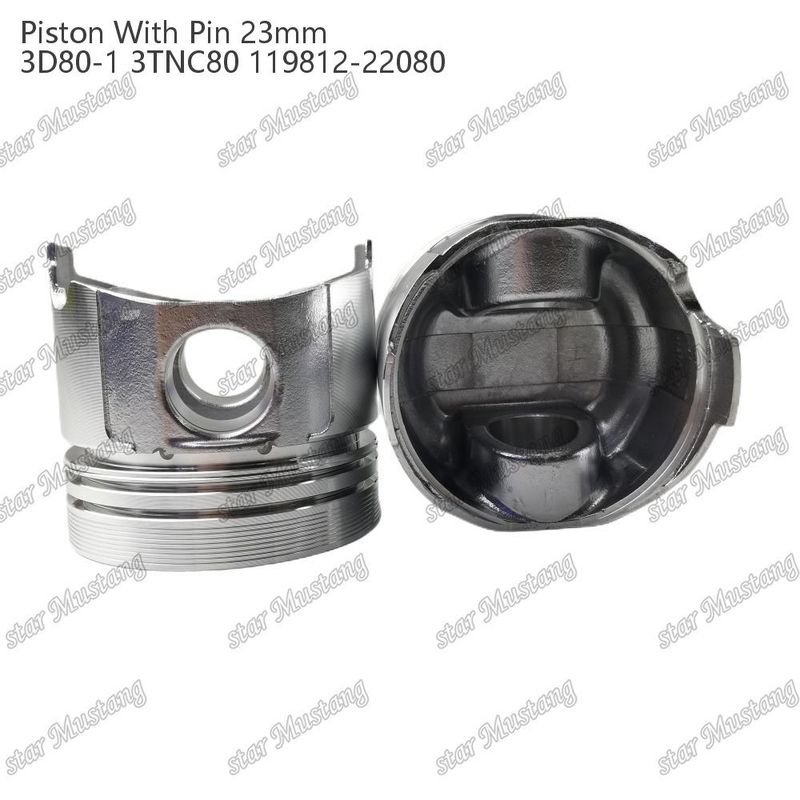 پیستون 3D80-1 3TNC80 PIN SIZE 23mm 119812-22080 برای قطعات تعمیر موتور دیزل یانمار