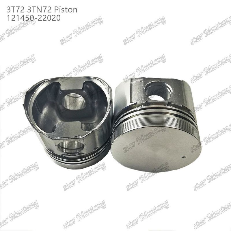 پیستون 3TN72 3T72 پایین صاف 65.5mm ارتفاع 121450-22020 برای قطعات تعمیر موتور دیزل یانمار