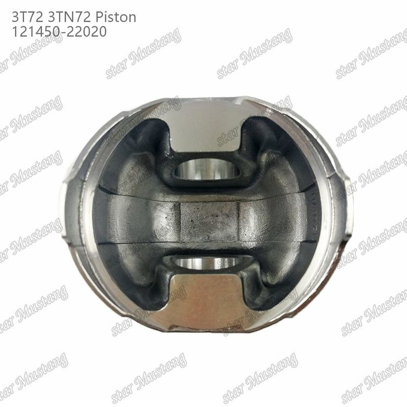پیستون 3TN72 3T72 پایین صاف 65.5mm ارتفاع 121450-22020 برای قطعات تعمیر موتور دیزل یانمار
