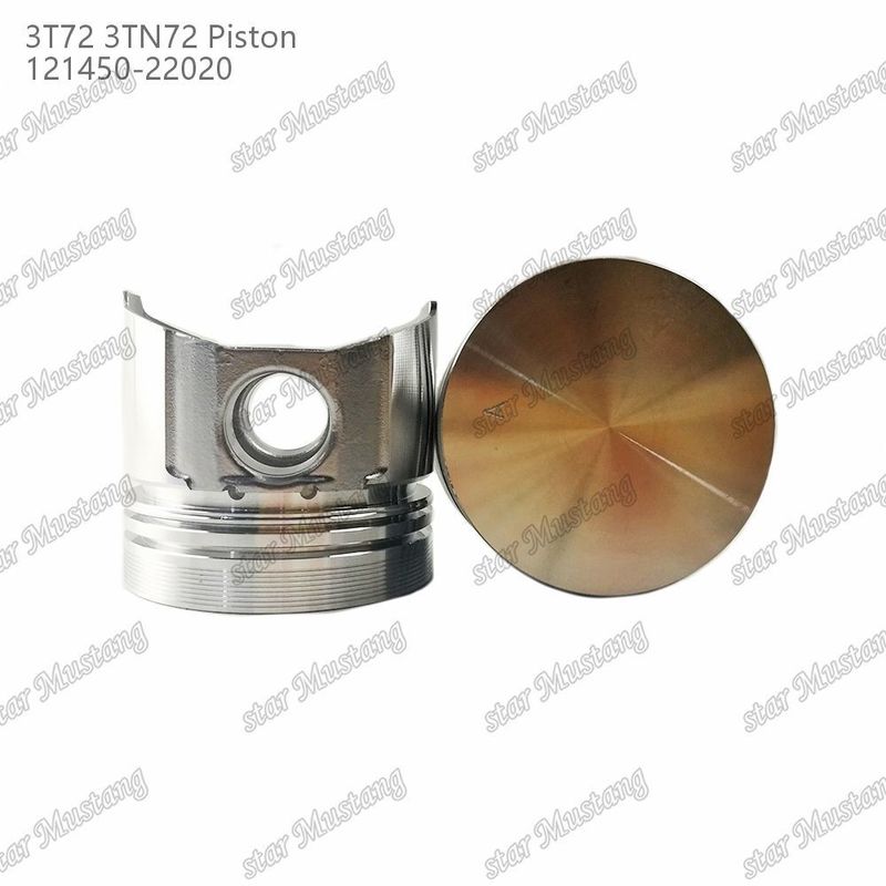 پیستون 3TN72 3T72 پایین صاف 65.5mm ارتفاع 121450-22020 برای قطعات تعمیر موتور دیزل یانمار