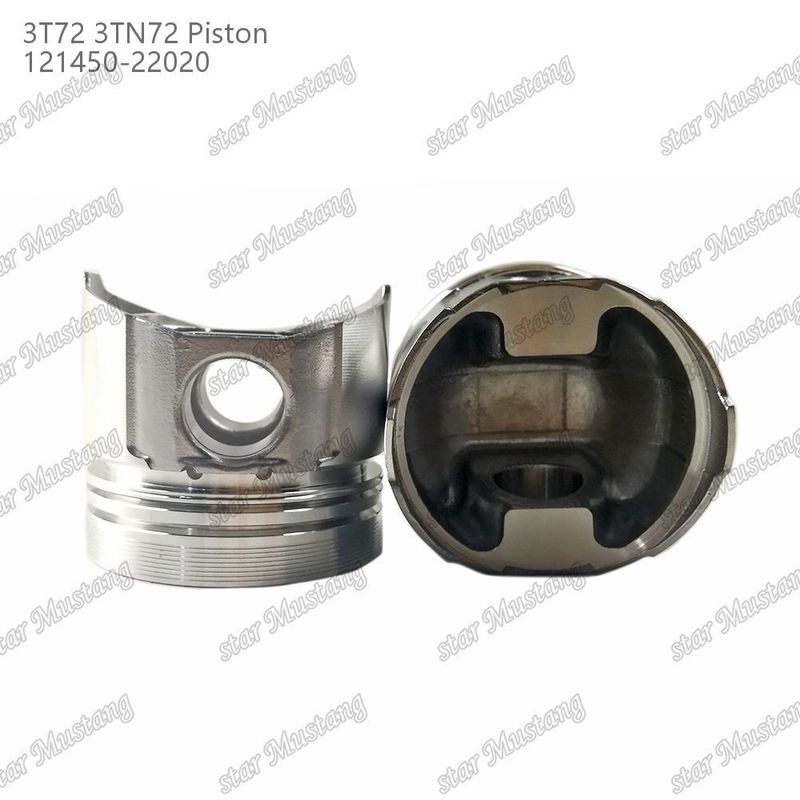 پیستون 3TN72 3T72 پایین صاف 65.5mm ارتفاع 121450-22020 برای قطعات تعمیر موتور دیزل یانمار