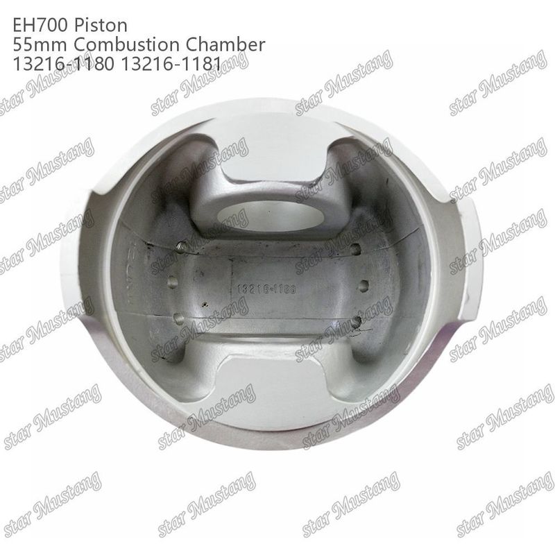 پیستون EH700 55mm اتاق احتراق 13216-1181 13216-1180 برای بخش های تعمیر موتور دیزل های Hino