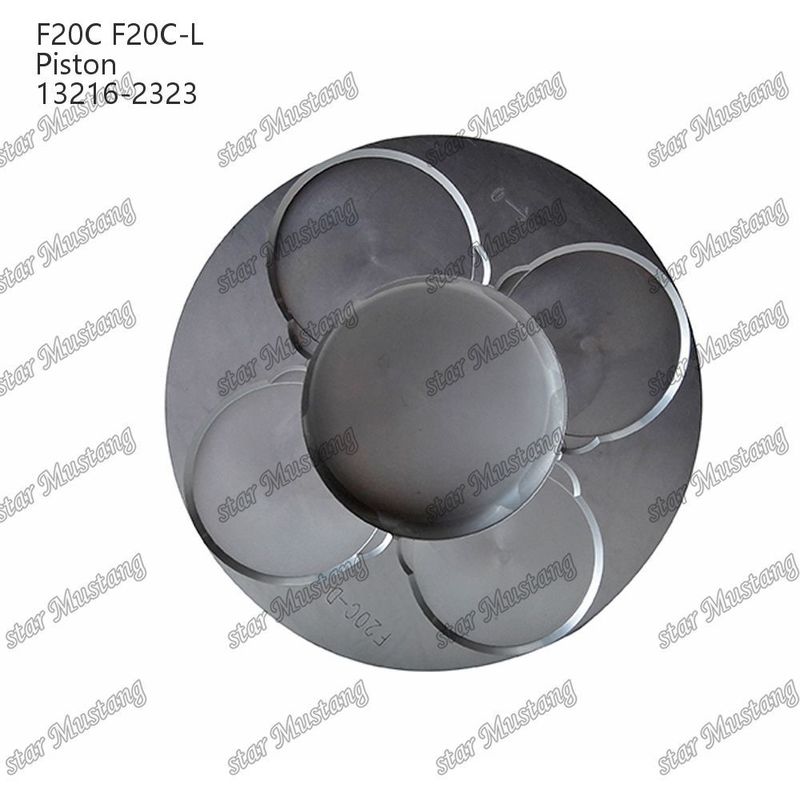 پیستون F20C-L کف صاف 13216-2323 برای بخش های تعمیر موتور دیزل های Hino