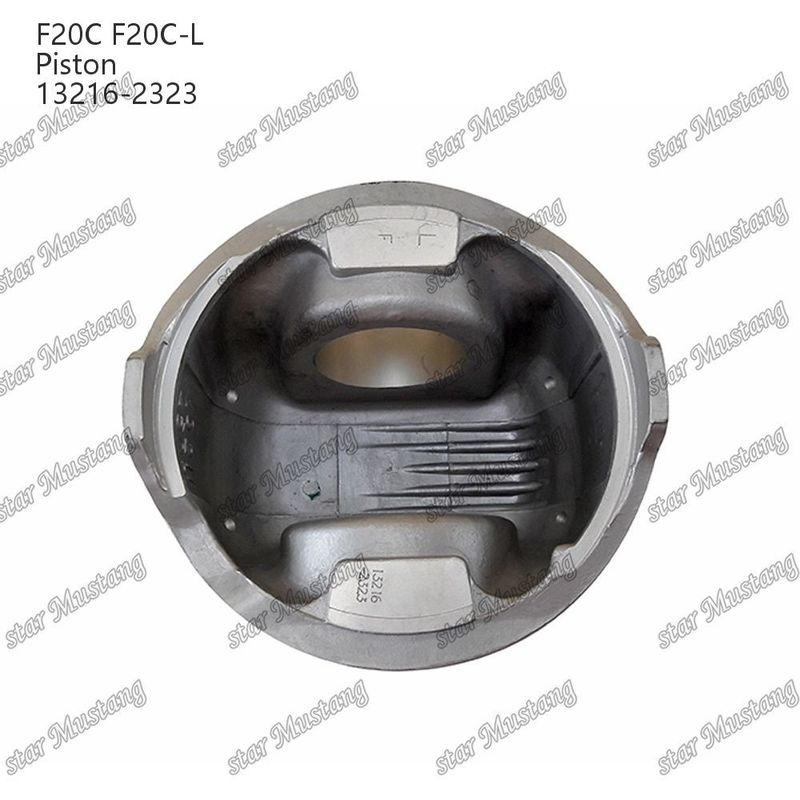 پیستون F20C-L کف صاف 13216-2323 برای بخش های تعمیر موتور دیزل های Hino