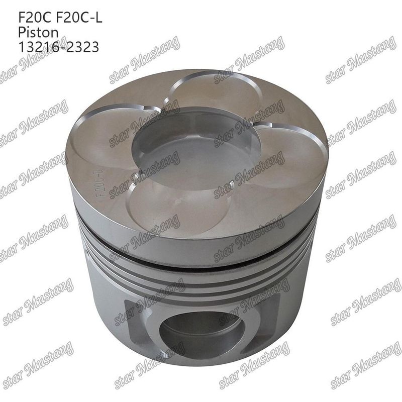پیستون F20C-L کف صاف 13216-2323 برای بخش های تعمیر موتور دیزل های Hino