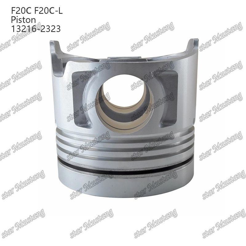 پیستون F20C-L کف صاف 13216-2323 برای بخش های تعمیر موتور دیزل های Hino