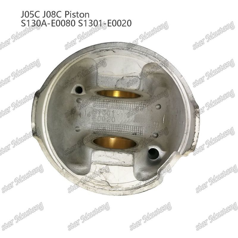 پیستون J05C J08C با آستین مس 65mm اتاق احتراق خنک کننده داخلی S130A-E0080 S1301-E0020 برای Hino