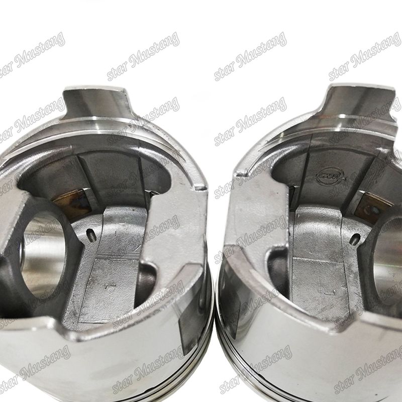 پیستون 4TNE106 بدون شیر چاپ 123900-22080 برای Yanmar قطعات تعمیر موتور دیزل