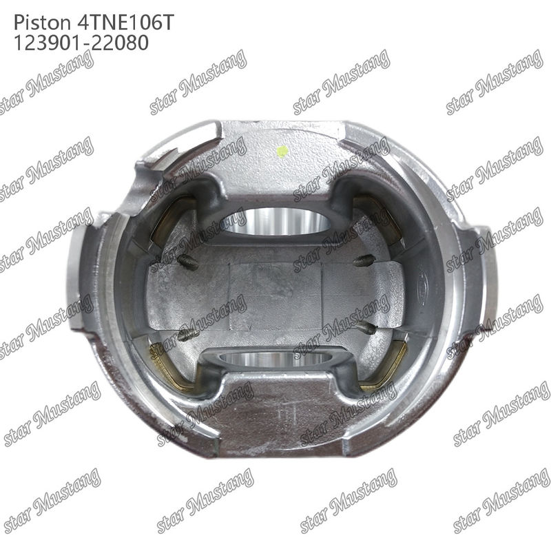 پیستون 4TNE106T با چاپ دریچه 123901-22080 برای قطعات تعمیر موتور دیزل یانمار