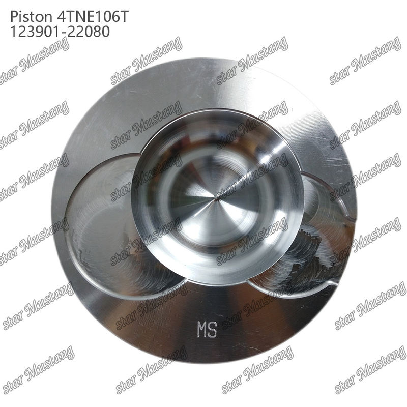 پیستون 4TNE106T با چاپ دریچه 123901-22080 برای قطعات تعمیر موتور دیزل یانمار