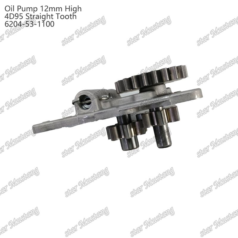 پمپ روغن 4D95 12mm دندان های بلند راست 6204-53-1100 برای قطعات معدنی موتور ایسوزو