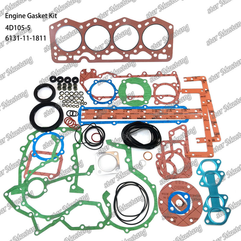 کیت گاسکت کامل 4D105-5 6131-11-1811 6131-K1-4000 مجموعه گاسکت برای قطعات تعمیر موتور دیزل کوماتسو