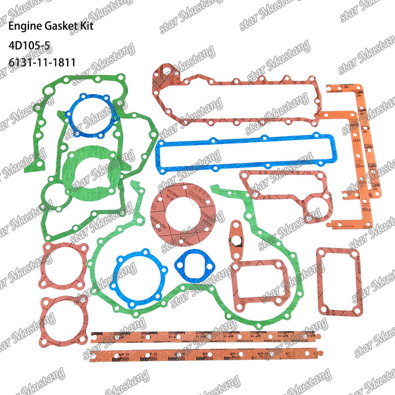 کیت گاسکت کامل 4D105-5 6131-11-1811 6131-K1-4000 مجموعه گاسکت برای قطعات تعمیر موتور دیزل کوماتسو