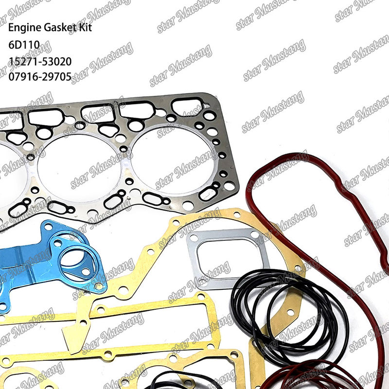 6D110 مجموعه گاسکت کامل 6138-K1-9901 6138-K2-9901 مناسب برای کاماتسو