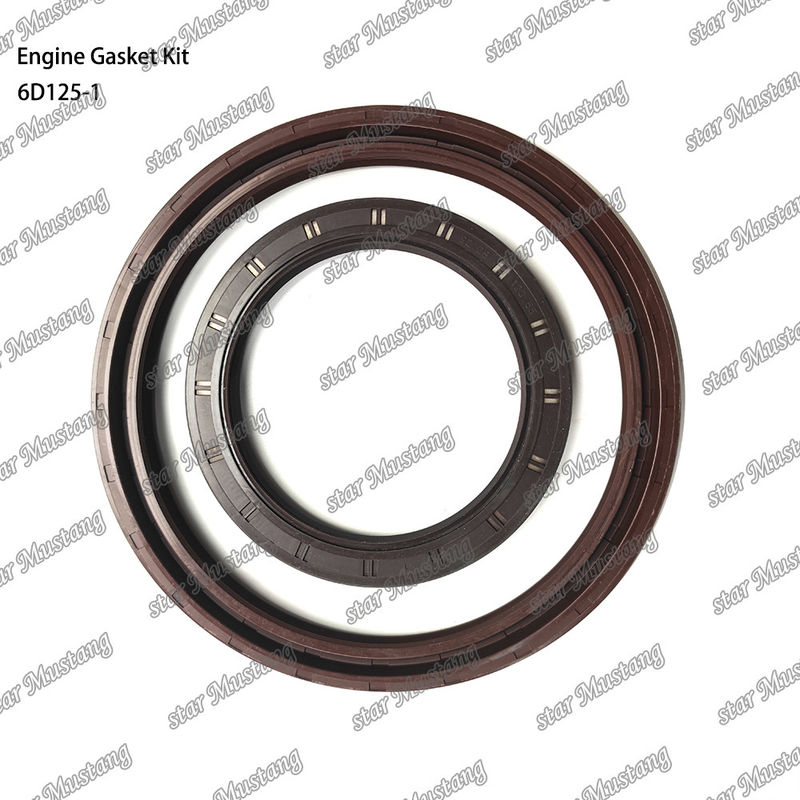 کیت گاسکت کامل 6D125-1 مجموعه گاسکت برای قطعات تعمیر موتور دیزل کوماتسو