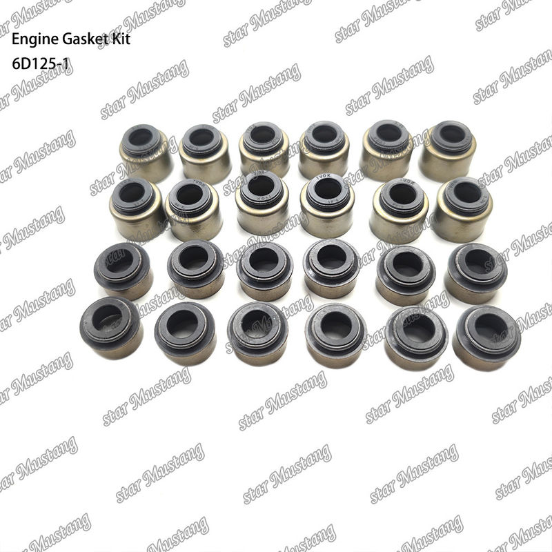کیت گاسکت کامل 6D125-1 مجموعه گاسکت برای قطعات تعمیر موتور دیزل کوماتسو