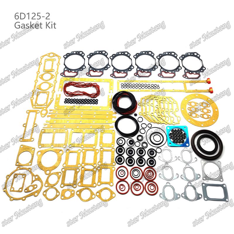 6D125-2 مجموعه گاسکت کامل 6151-12-1810 6155-K2-9900 مناسب برای کاماتسو