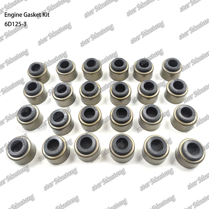 کیت گاسکت کامل 6D125-3 مجموعه گاسکت برای قطعات تعمیر موتور دیزل کوماتسو