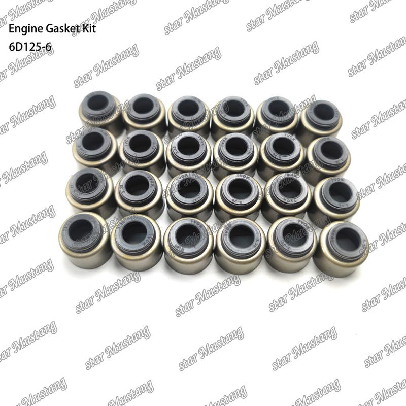 کیت گاسکت کامل 6D125-6 مجموعه گاسکت برای قطعات تعمیر موتور دیزل کوماتسو