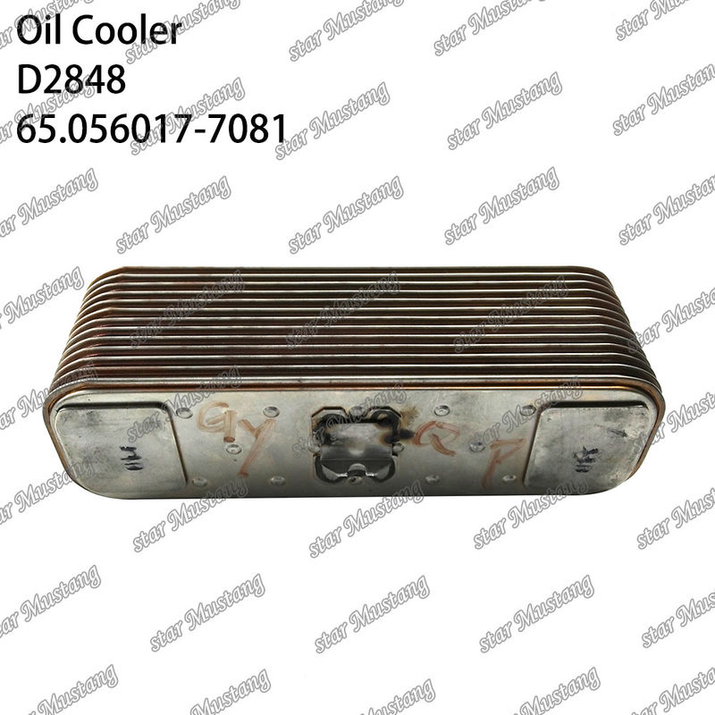 Oil Cooler D2848 DV11 Euro-4 65.056017-7081 For Doosan Engine Spare Parts