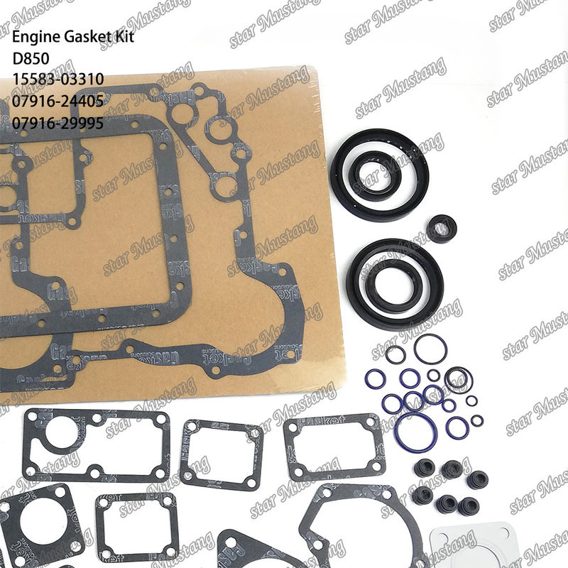 D850 بسته بندی کامل گاسکت سر گاسکت 15583-03310 بالا 07916-24405 پایین 07916-29995 مناسب برای کوبوتا