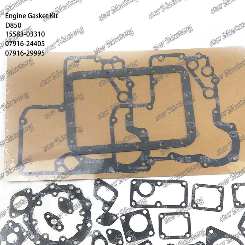 D850 بسته بندی کامل گاسکت سر گاسکت 15583-03310 بالا 07916-24405 پایین 07916-29995 مناسب برای کوبوتا