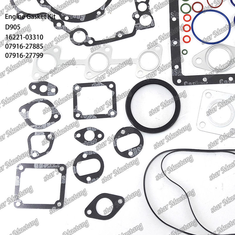 D905 بسته بندی کامل گاسکت سر گاسکت 16221-03310 بالا 07916-27885 پایین 07916-27799 مناسب برای کوبوتا