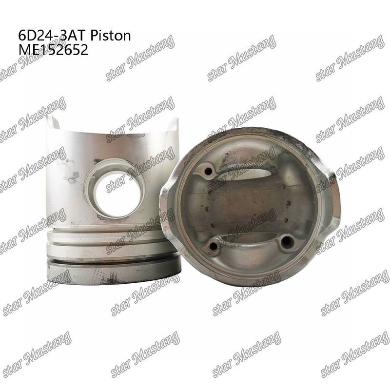 پیستون 6D24-3AT اتاق احتراق نیمه آنودیک 66mm ME152652 برای قطعات معدنی موتور Mitsubishi