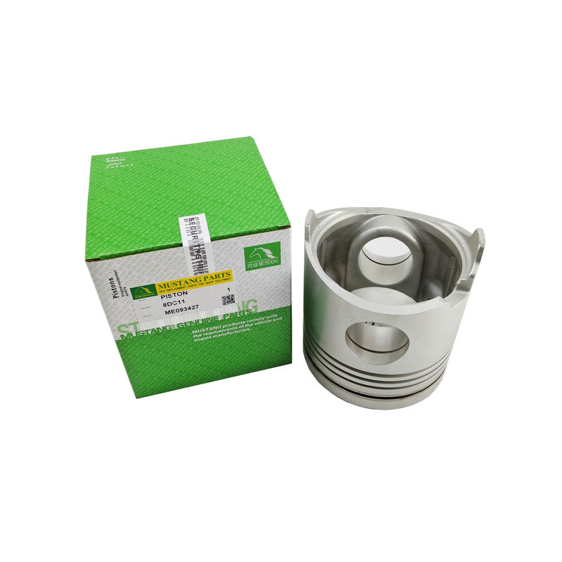 پیستون 8DC11 ME093427 اتاق احتراق 64mm حلقه روغن 4mm برای قطعات معدنی موتور Mitsubishi