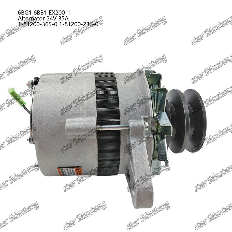 آلترناتور 6BG1 6BB1 EX200-1 24V 35A 1-81200-365-0 1-81200-236-0