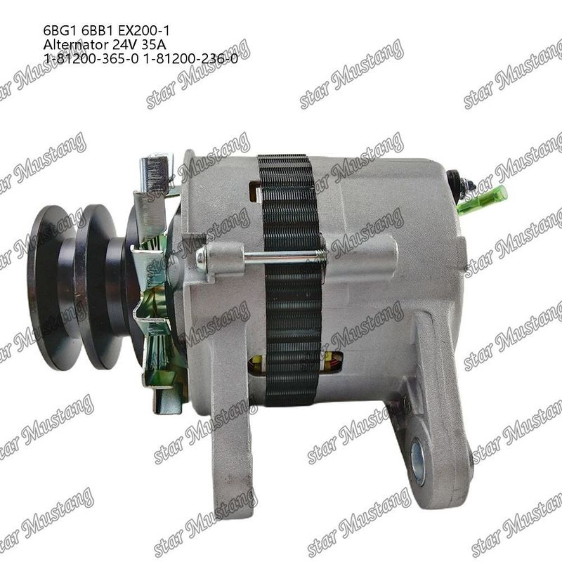 آلترناتور 6BG1 6BB1 EX200-1 24V 35A 1-81200-365-0 1-81200-236-0