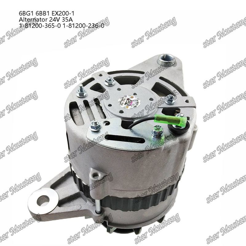 آلترناتور 6BG1 6BB1 EX200-1 24V 35A 1-81200-365-0 1-81200-236-0