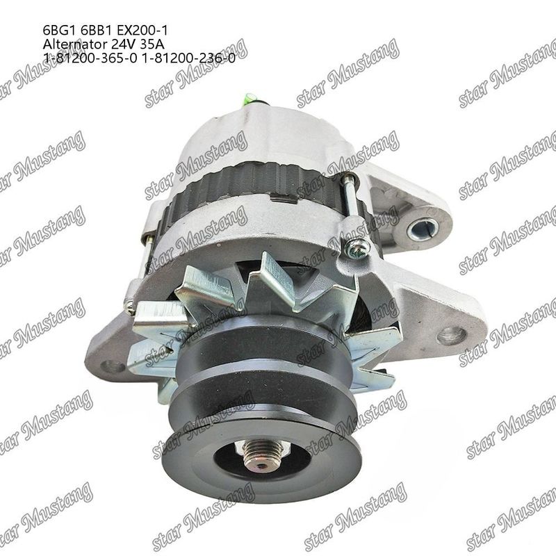 آلترناتور 6BG1 6BB1 EX200-1 24V 35A 1-81200-365-0 1-81200-236-0