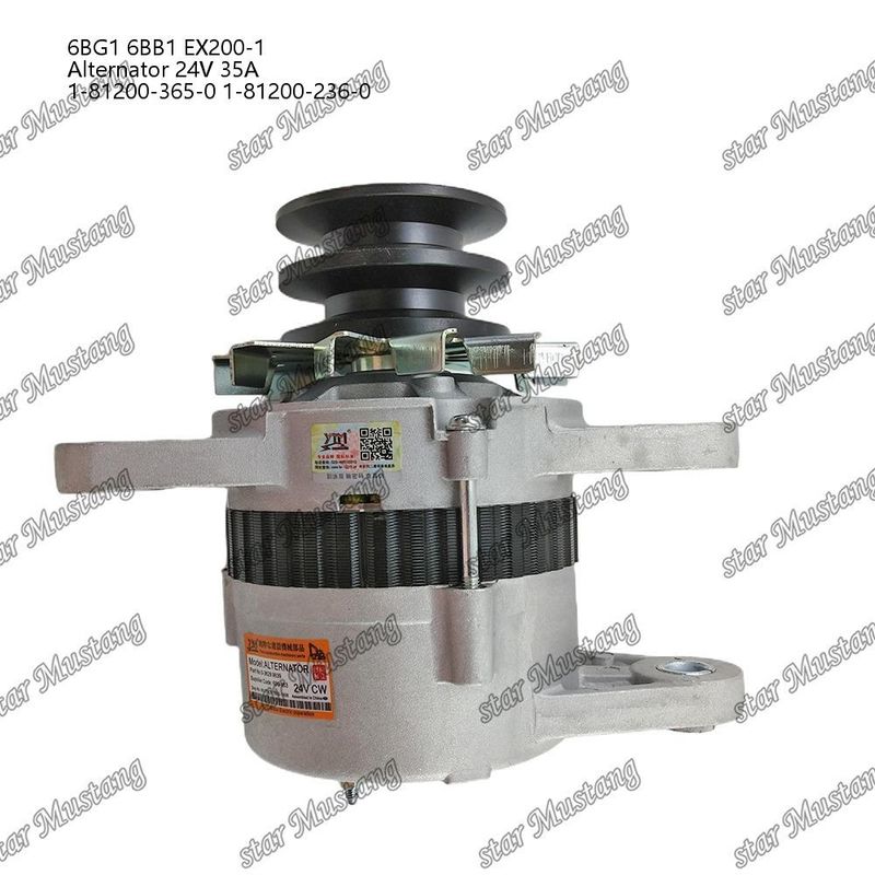 آلترناتور 6BG1 6BB1 EX200-1 24V 35A 1-81200-365-0 1-81200-236-0