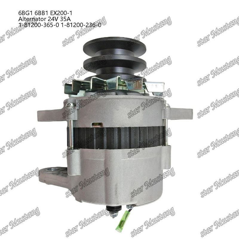 آلترناتور 6BG1 6BB1 EX200-1 24V 35A 1-81200-365-0 1-81200-236-0