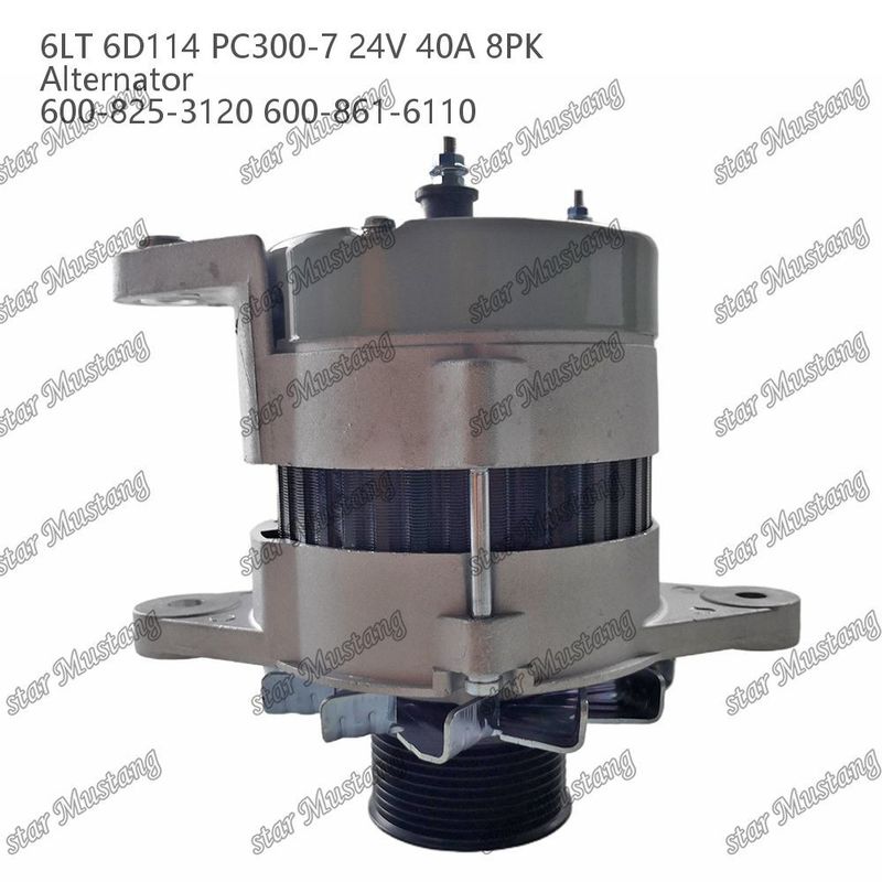 آلترناتور 6LT 6D114 PC300-7 24V 40A 8PK 600-825-3120 600-861-6110