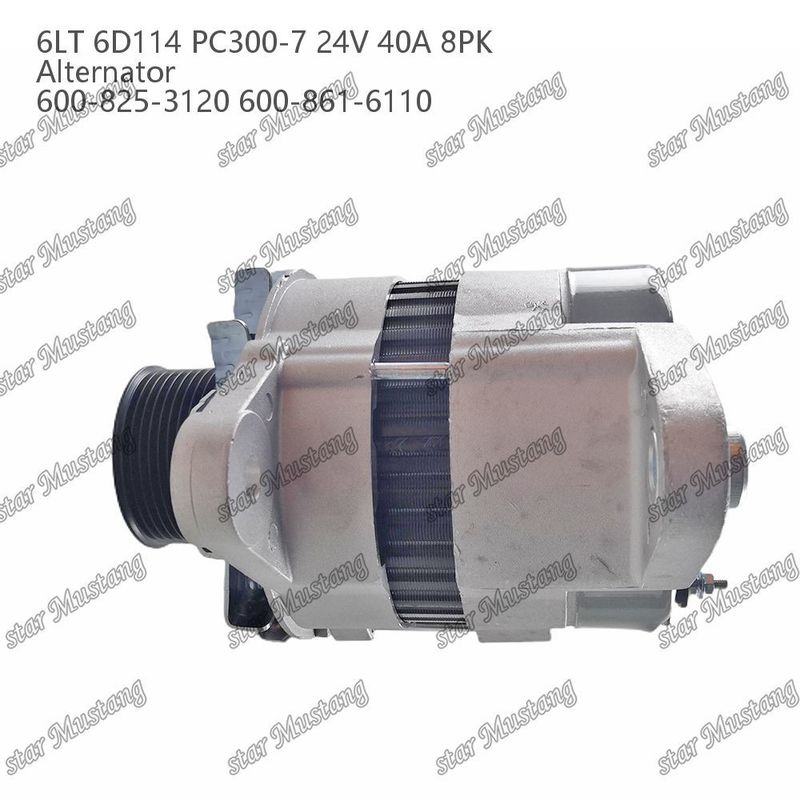 آلترناتور 6LT 6D114 PC300-7 24V 40A 8PK 600-825-3120 600-861-6110