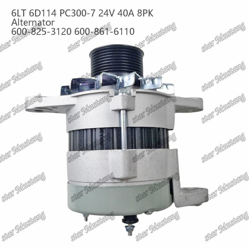 آلترناتور 6LT 6D114 PC300-7 24V 40A 8PK 600-825-3120 600-861-6110
