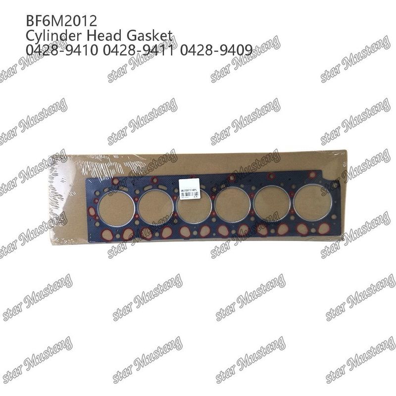 بستن سر سیلندر BF6M2012 اسبست 0428-9410 0428-9411 0428-9409 برای قطعات معدنی موتور Deutz
