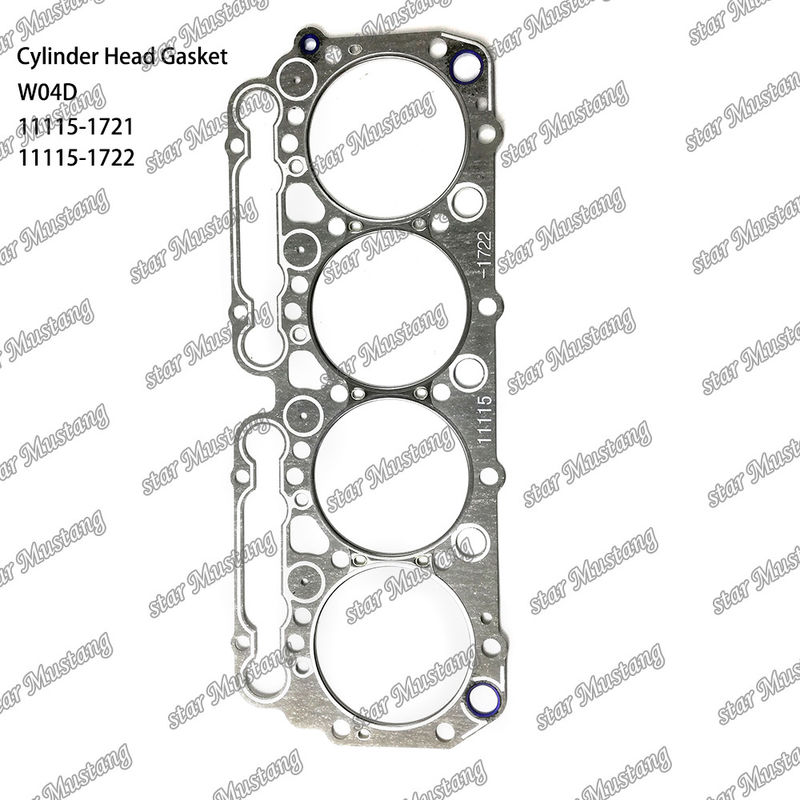 بسته بندی سر سیلندر W04D 11115-1721 11115-1722 برای قطعات یدکی موتور HINO