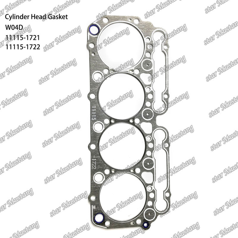 بسته بندی سر سیلندر W04D 11115-1721 11115-1722 برای قطعات یدکی موتور HINO