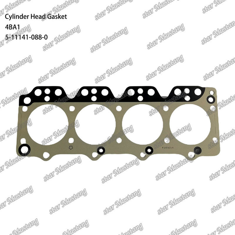 گاسکت سر سیلندر 4BA1 فلزی 5-11141-088-0 برای قطعات یدکی موتور ISUZU