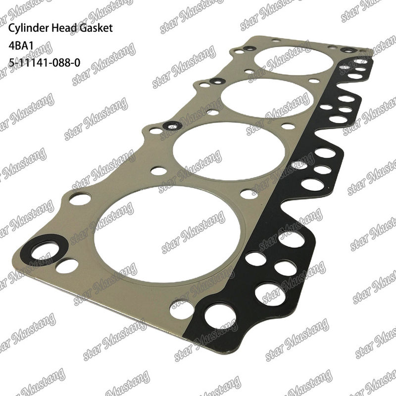 گاسکت سر سیلندر 4BA1 فلزی 5-11141-088-0 برای قطعات یدکی موتور ISUZU