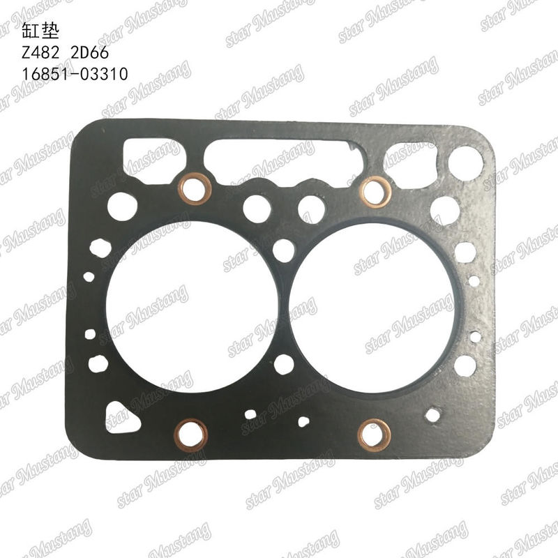 Z482 2D66 گازکت سر سیلندر اسبست نوع قدیمی 16851-03310 مناسب برای موتور کوبوتا