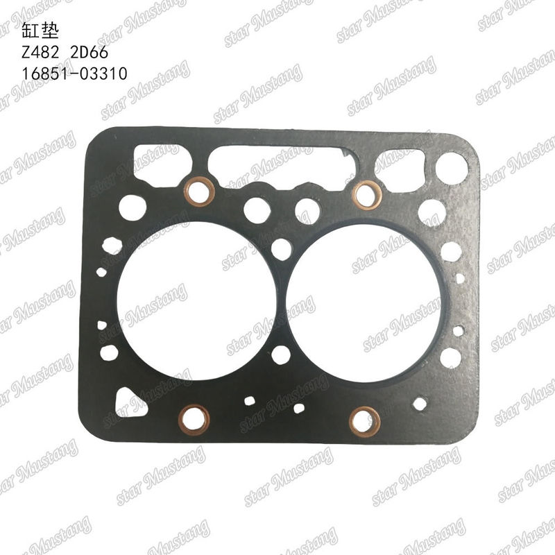 Z482 2D66 گازکت سر سیلندر اسبست نوع قدیمی 16851-03310 مناسب برای موتور کوبوتا