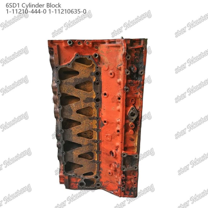 سیلندر 6SD1 استفاده شده 1-11210-444-0 1-11210635-0 برای قطعات معدنی موتور ISUZU