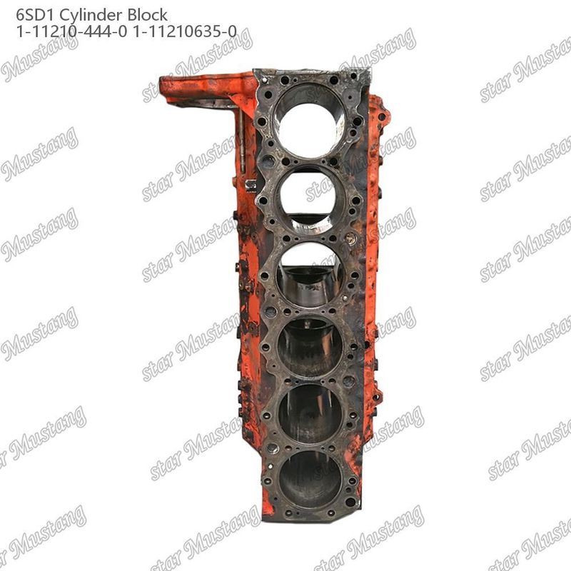سیلندر 6SD1 استفاده شده 1-11210-444-0 1-11210635-0 برای قطعات معدنی موتور ISUZU