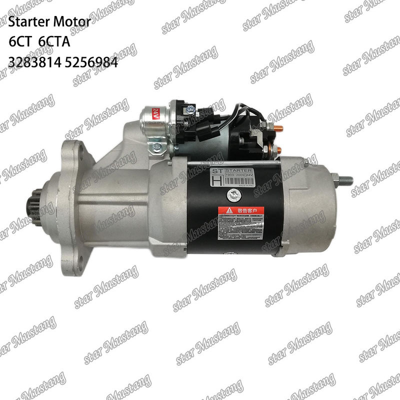 6CT 6CTA موتور استارتر موتور 24V 12T 3283814 3415537 5256984 برای قطعات معدنی موتور CUMMINS