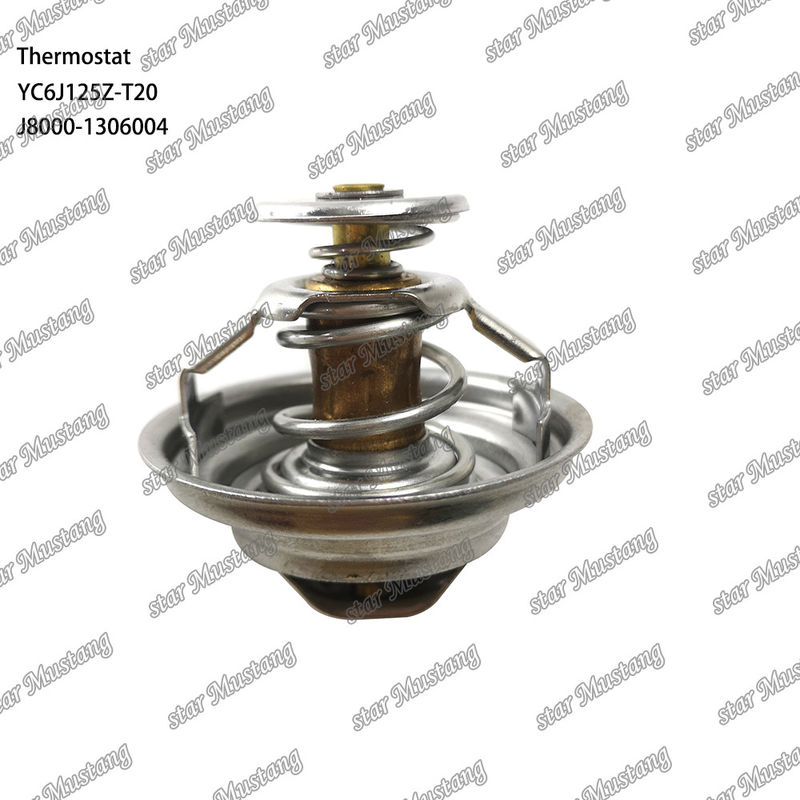 ترموستات YC6J125Z-T20 J8000-1306004 75°C بخش موتور با ساختار یکپارچه و 6 ماه